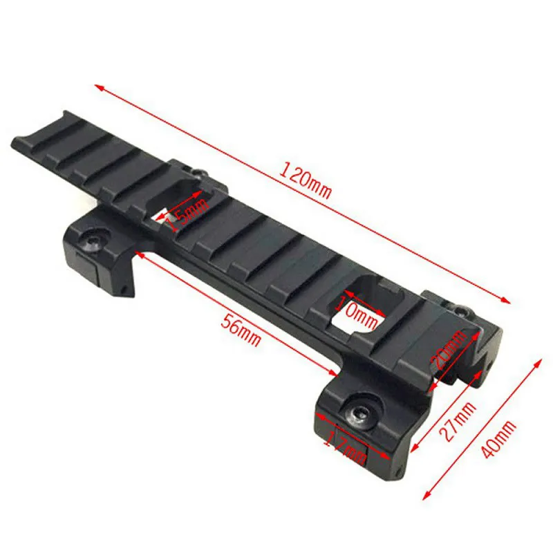 Changdan Sijun Sima MP5 bracket toy model MP5 guide rail HQ accessory height increased by 22MM base bracket