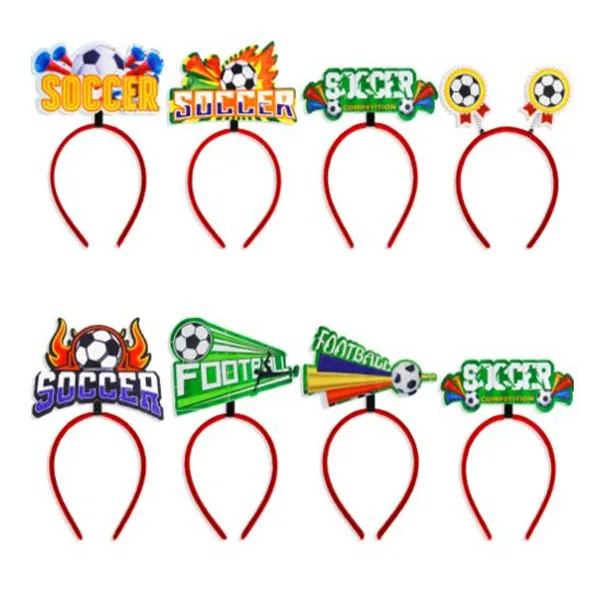 2024 New Euro Football headband fans cheering props football themed party decorations