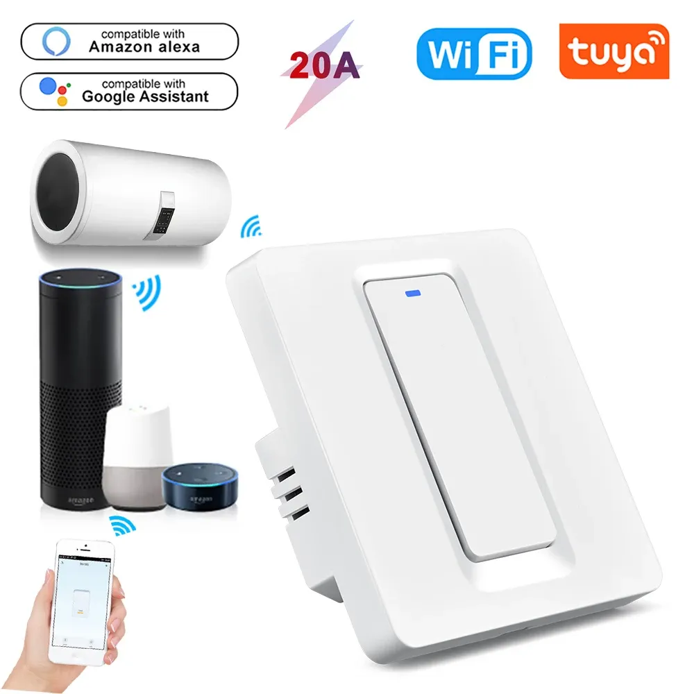 TUYA WiFi 20A Smart Water Heater Wall Switch with Smart Life App Remote  Voice Timer Control Compatible with Alexa Google Home from Dhgate Smart  Home Sensor - price 72.73, image size:1000x1000