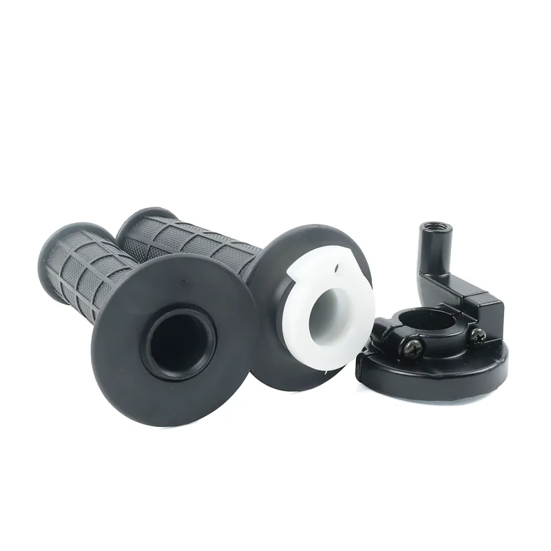 Motorcycle Modification Parts Throttle Twist Grip CNC Handlebar Accelerator Dual Hole Alumin