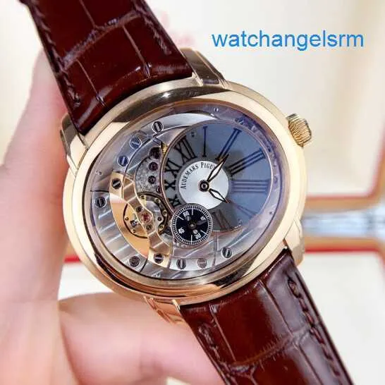 Athleisure AP Wrist Watch Millennium Series 18K Rose Gold Automatic Mechanical Mens Watch 15350OR.OO.D093CR.01 Luxury Watch