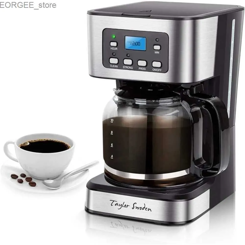 Wamife Programmable Coffee Maker, 12 Cup Drip Coffee Brewer Timer