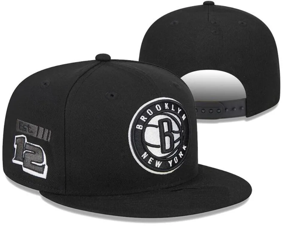 Brooklyn''Nets''ball Caps 2023-24 Mode Champions Baseball Snapback Männer Frauen Sonnenhut Stickerei Frühling Sommermütze Großhandel Casquette A4