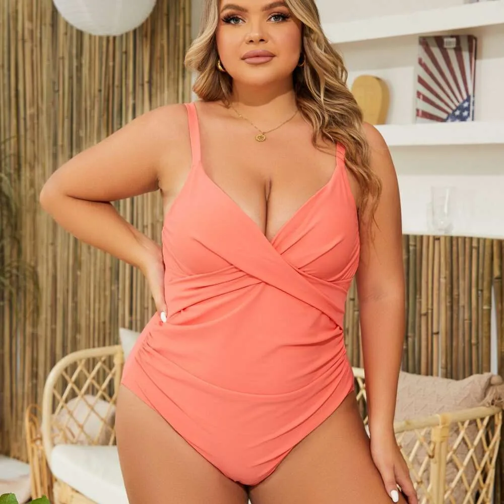 sexy one piece bathing suits for curvy women Women's One Piece Swimsuit V Neck Swimwear Solid Colored Swimwear Black Navy Blue Breathable Quick Dry Lightweight Sleeveless main image 0