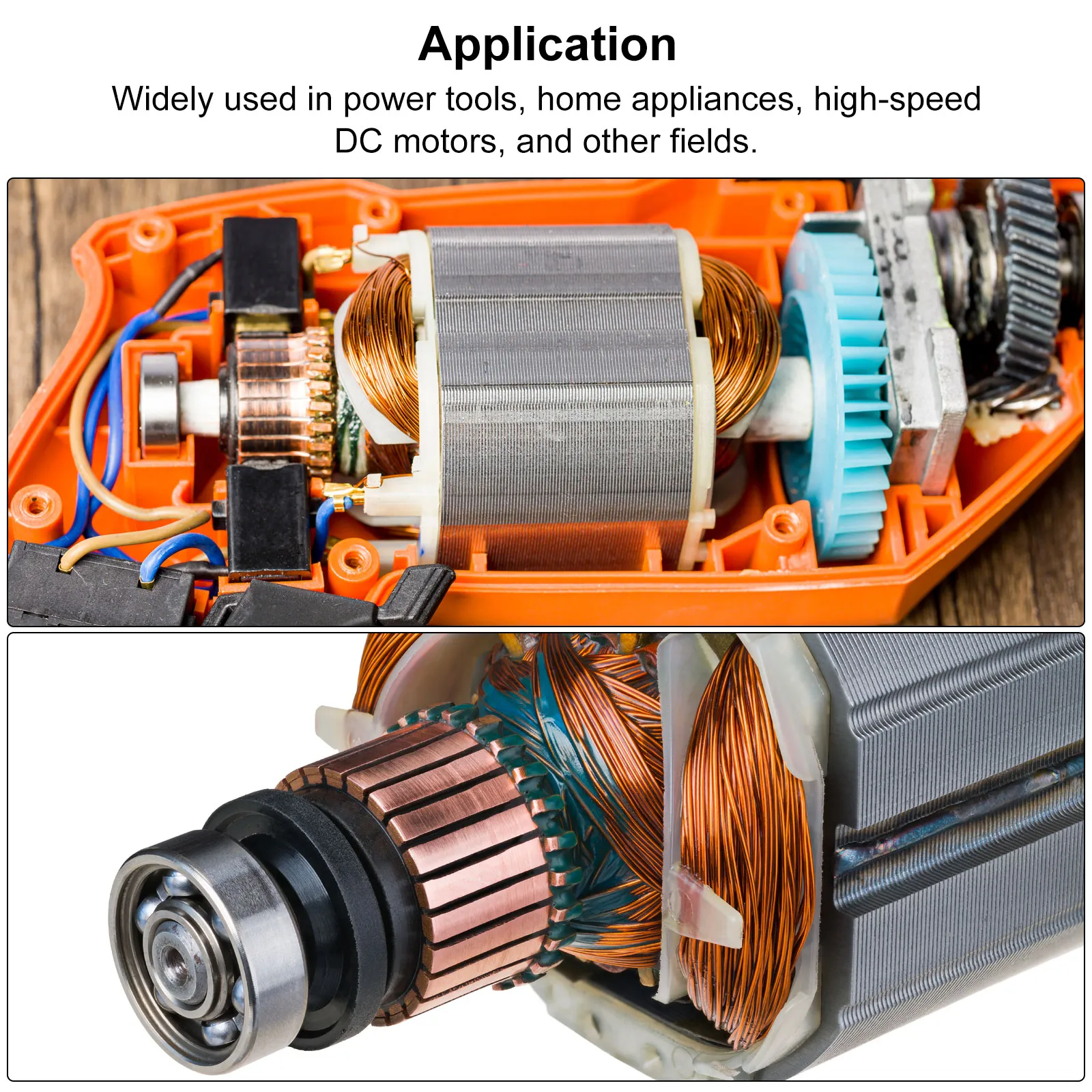 Electric Motor Commutator With Varied Gear Teeth Copper Accessory For ...
