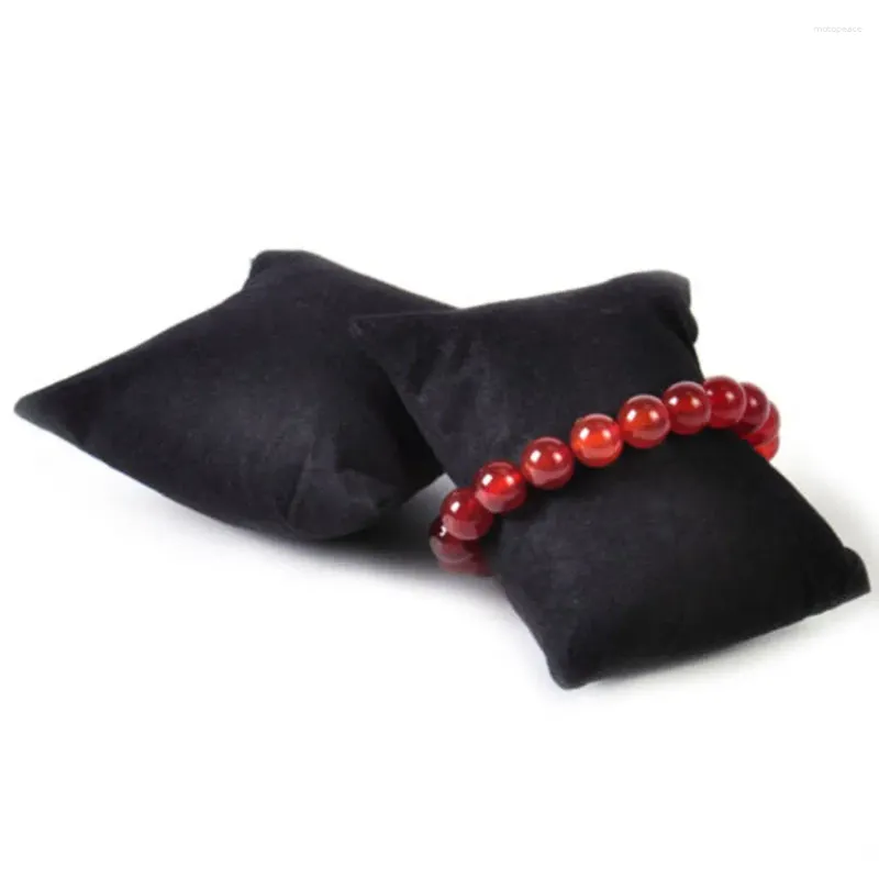 Jewelry Pouches Soft Watch Anklet Bracelet Gift Pillow Cushion Organizer Holder Display