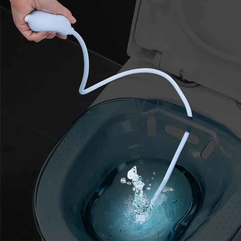 SITZ Bad Flusher gesunde Pflege Einweichen Handsprühung für Toilettensitz Bidet Badewanne Hämorrhoiden Behandlung schwangere Frauen y5GB