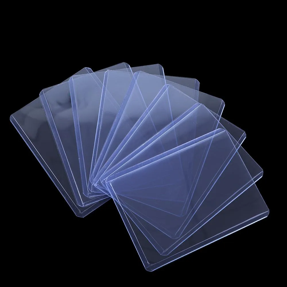 football card plastic sleeves Amazon.com: CardGuard Premium Clear Card Sleeves, 100ct – Standard Size  Penny Sleeves for Pokémon, Sports Cards, Baseball, Football, and  Collectible Trading Cards – Acid-Free, PVC-Free, Durable Protection : Toys  & Games
