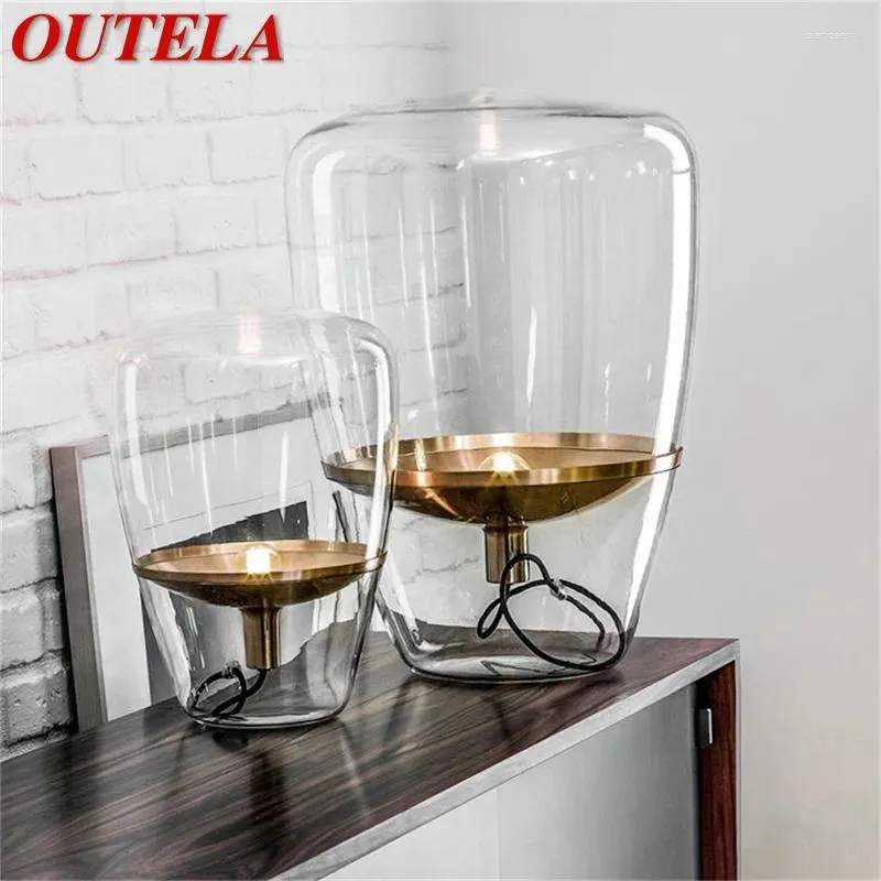 Настольные лампы Outela Современная скандинавская креативная лампа светодиодная стола Light Decorative для домашней спальни гостиной