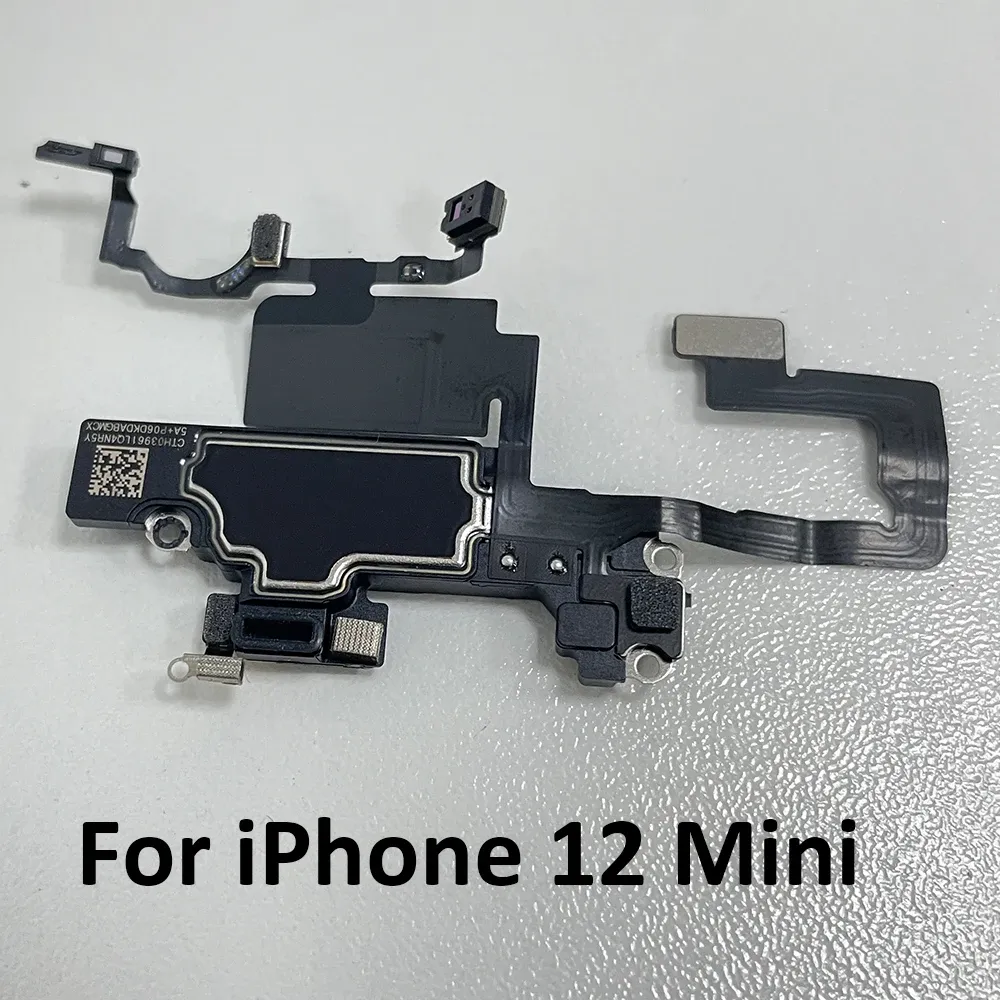 Ear Speaker With Microphone Flex Cable For iPhone X XR XS 11 12 Mini Pro Max Earpiece Incl Light Sensor Flex Replacement - 509