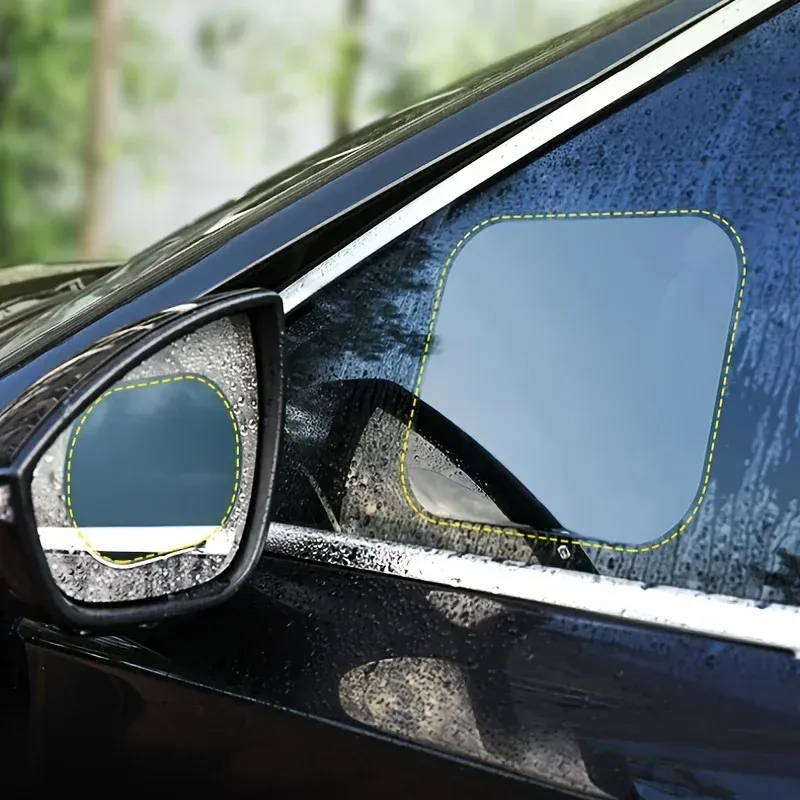 Parapioggia Per Specchietti Auto 2 Pezzi, Universale Per Auto E Camion, Protezione Pioggia E Sole, Accessorio Auto