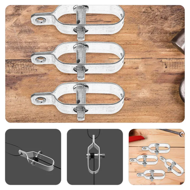 Saker Fence Wire Tightener Tool - 20 PCS Tensioners With Handle For Barbed Wire & Garden Fence