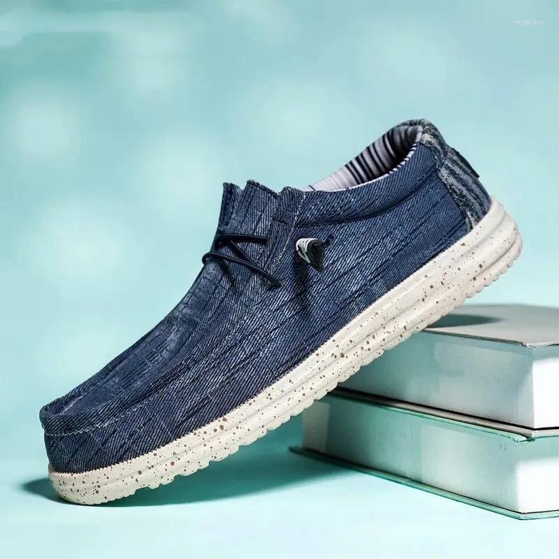 Chaussures décontractées automne plus taille 39-48 hommes toile espadrilles molages respirants