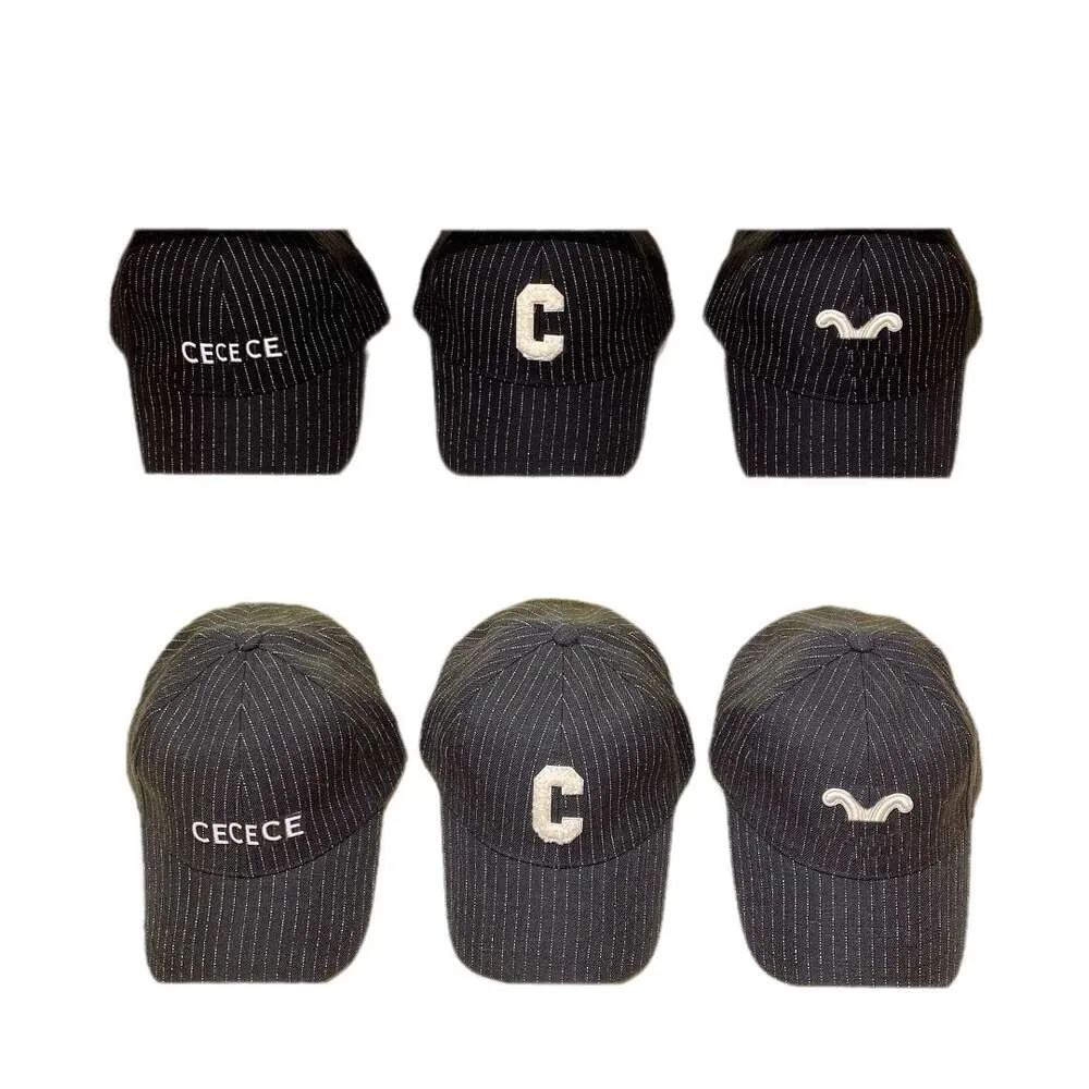 Ny CE-familj Celins Baseball Hat Mens and Womens fashionabla och minimalistiska C-Letter broderad solskyddsmedel Match Family Par Duck Tongue Hat