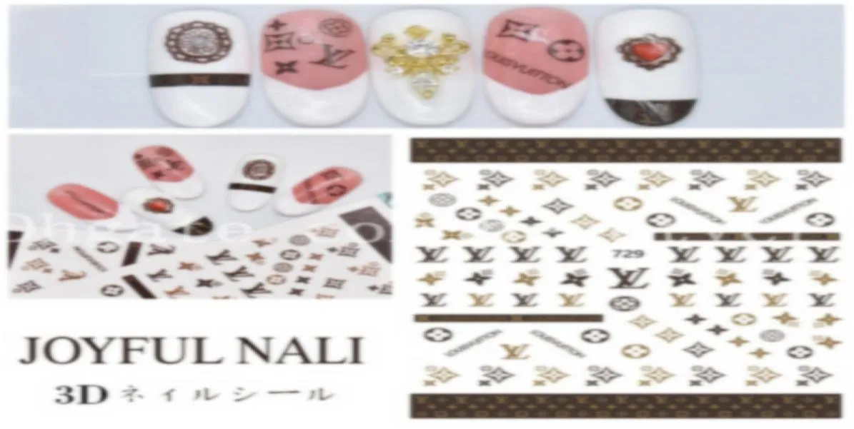 Girl Classic Geometric Patterns Nail Art Manicure Gum Fashion Decals Luxury Accessories Stripe Exquisite Highend Henna Decals Sti6783190