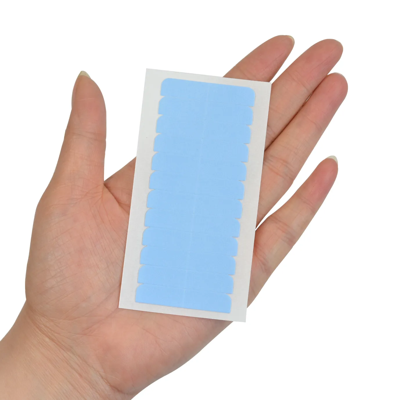 Comdian 36 PCS Waterproof Lace Tape For Hairpiece Wig Tape, Adhesive Double Sided Waterproof, Strong Hold Clear Lace Supports Toupees For Hair Extension Blue 1/2 - View #8