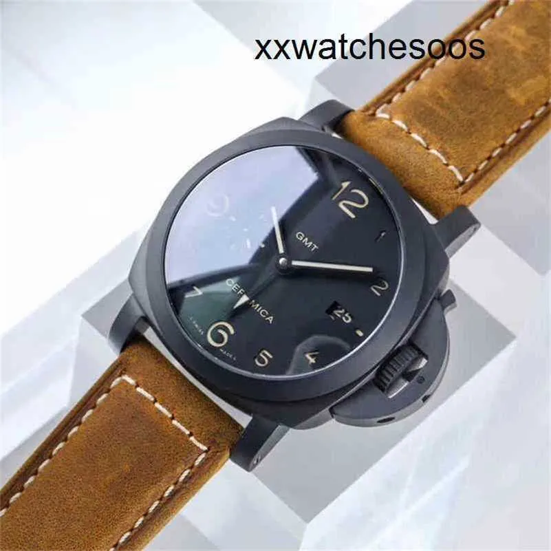 Top Clone Men Sport Watch Panerais Luminor Automatische beweging Peijia Nahai 441 -serie Bekijk volledig waterdicht