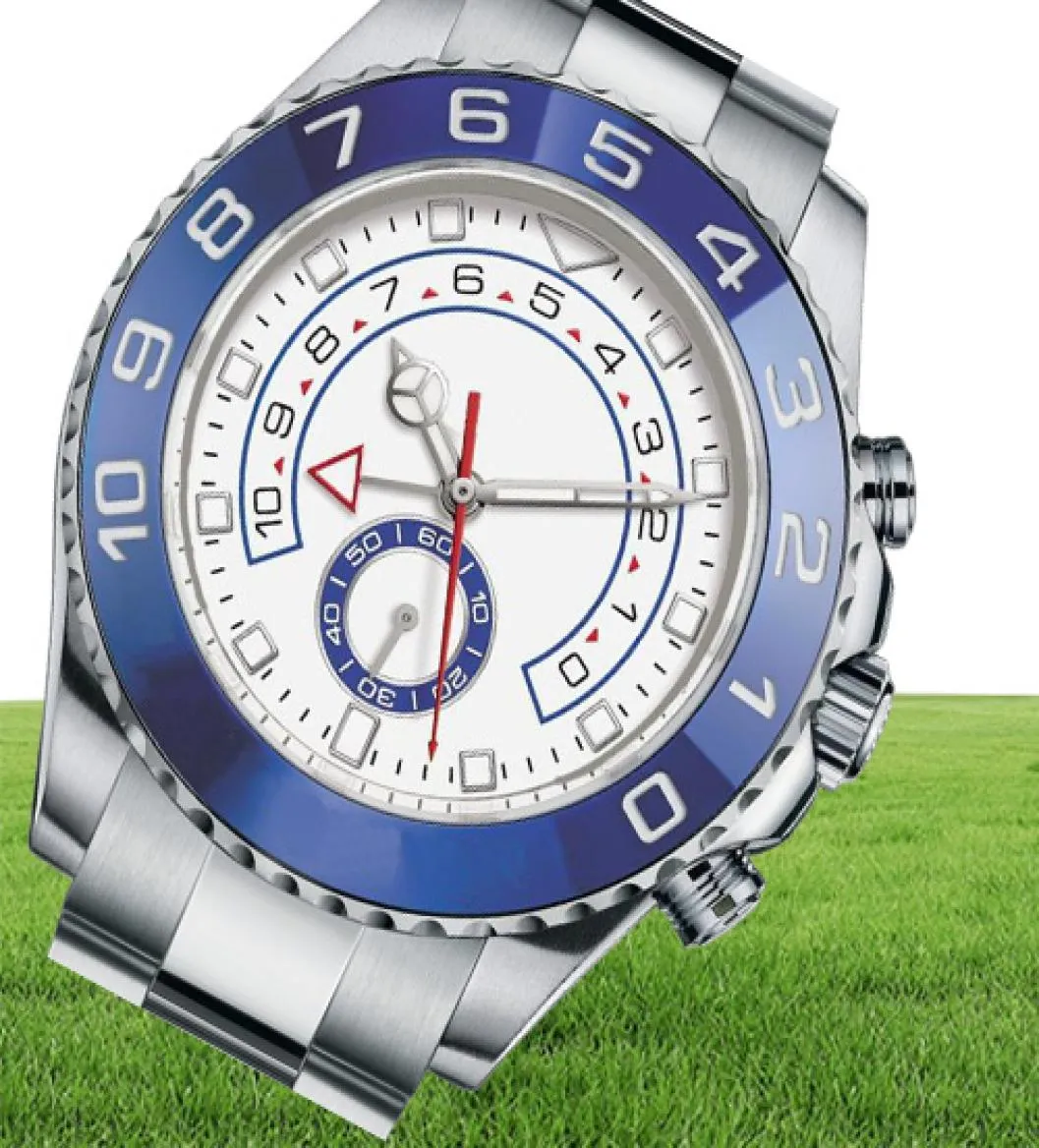 Polshorloges Men039S Mechanische luxe horloge 44 mm 2021 116688 roestvrij staal 11 editie horloges roségoud blauw keramische ring2420100