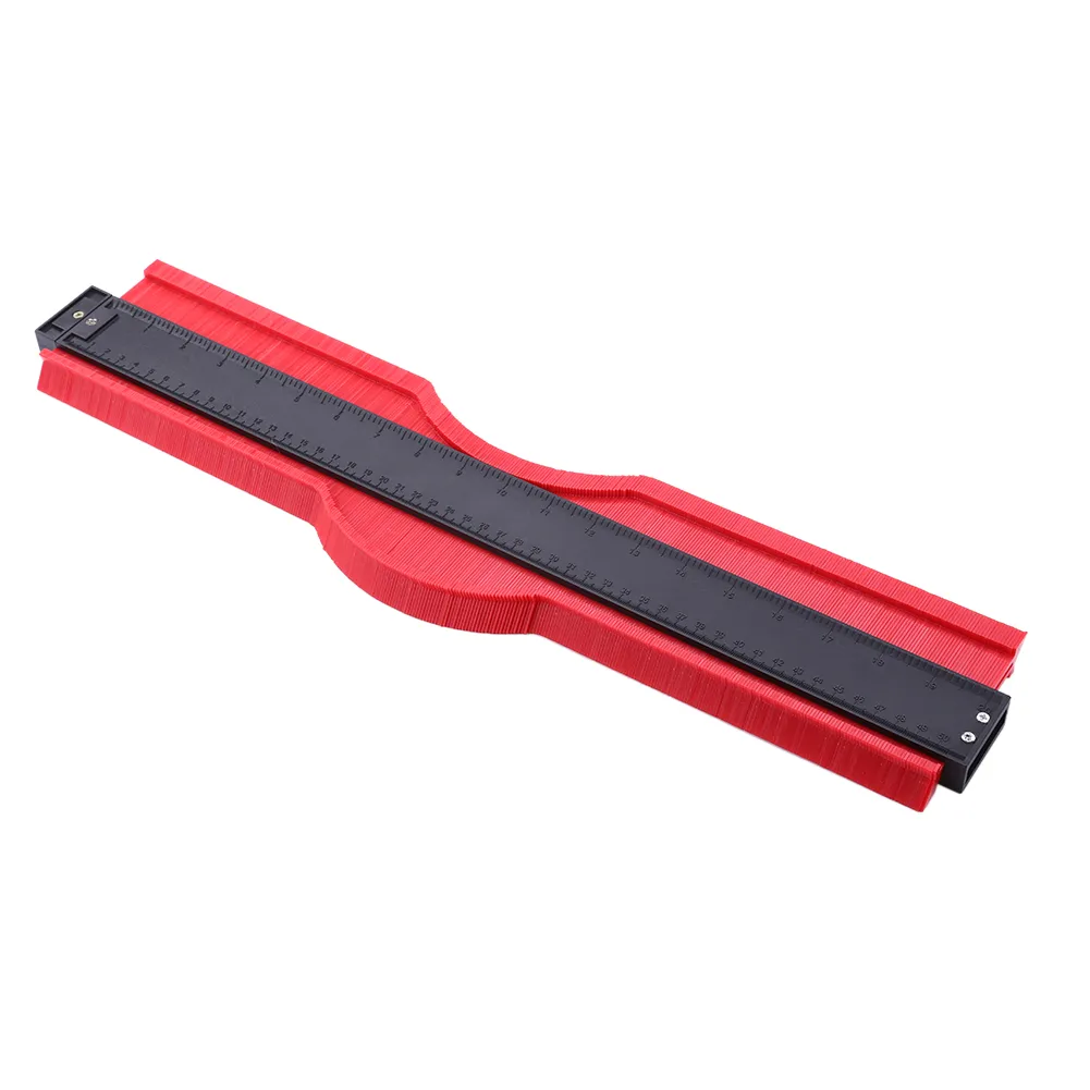 Contour Gauge Scribe Tool, Precise Profile Scribing Ruler With Adjustable Pencil Holder Woodworking Edge Corner Gauge - View #3