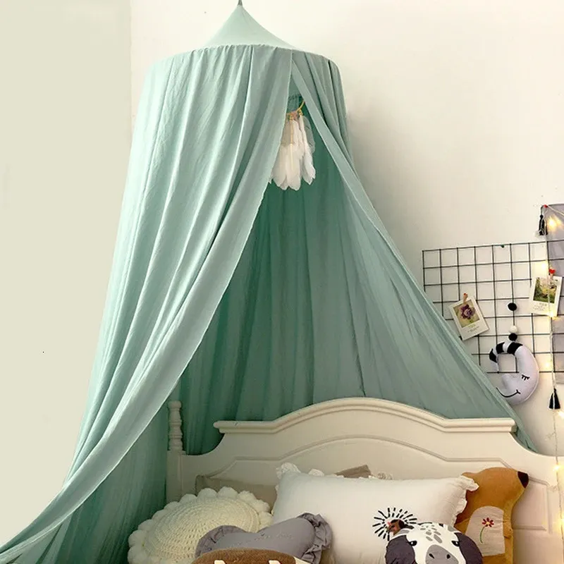 Kindermuggen Net babywieg gordijn hangende tent huisdecoratie woonkamer slaapkamer hoekbed decor meisje meisje prinses muggen net 240320