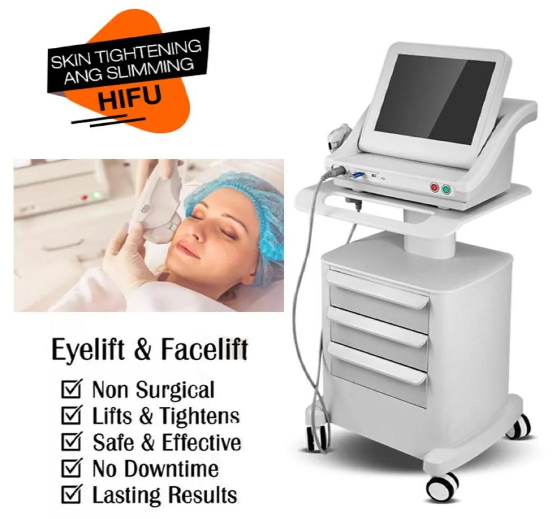 HIFU Haute intensité Ultrasound Korea SMAS HIFU FACIAL LEVING MACHINE REPLACE DE RIENS AVEC 5 têtes pour le visage et le corps9212817