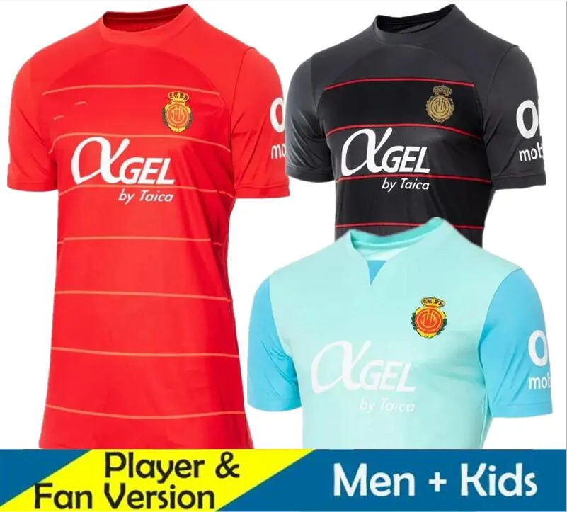 RCD Mallorca 2023 2024 Jerseys de fútbol Muriqi Grenier Commemorative Edition Sánchez Abdon A. Raillo Valjent S. Darder Home Men Kits Kit de fútbol Camisetas de fútbol
