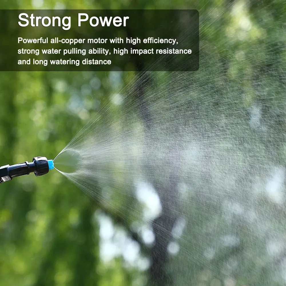 Tipo di spalla Giardinaggio elettrico Sprinkler Spraying Macchina telescopica Lunghezza regolabile 5L Agricoltura Strumento Agricoltura