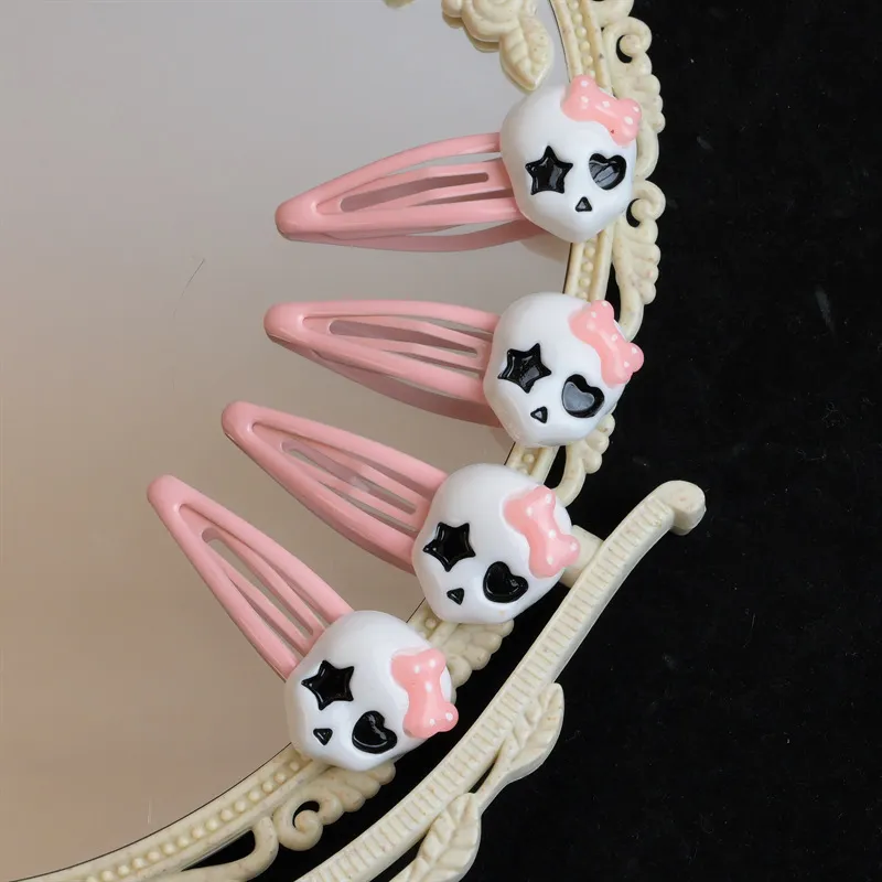 DHgate.com:2 Pcs Pink Bow Hair Clip Set: Y2K Korean Harajuku