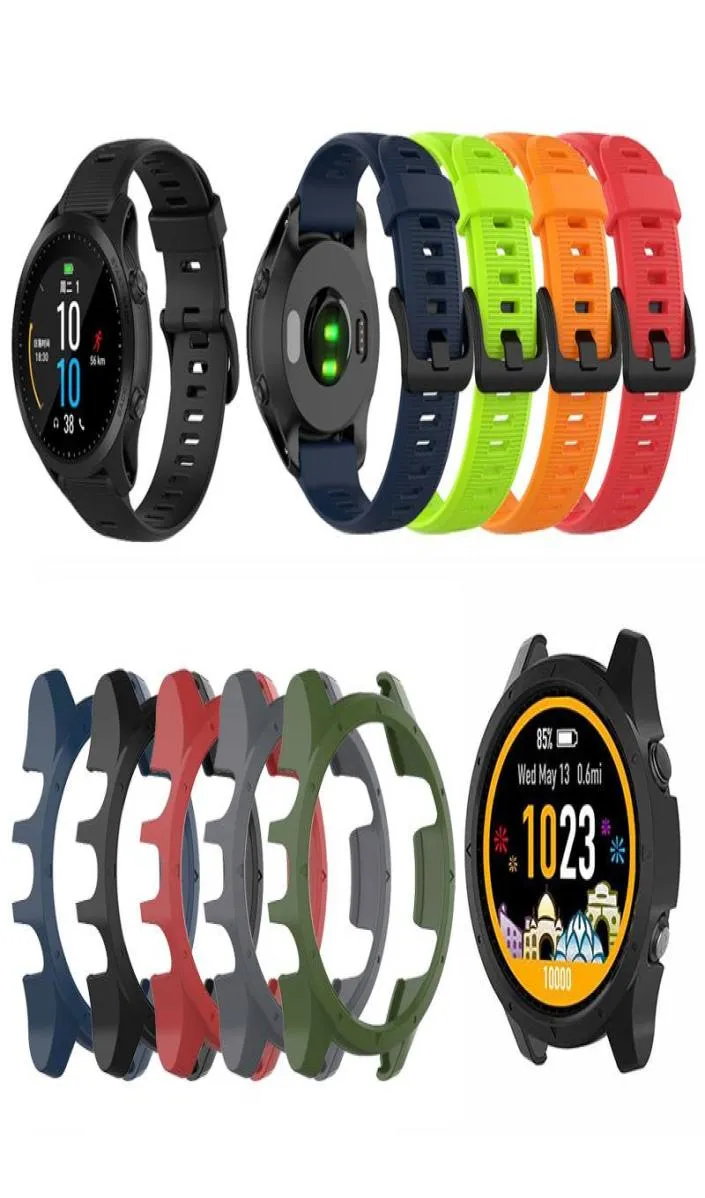 Garmin Forerunner 945 935 Watchband PC Case Caver5342636用のシリコンリストストラップバンドを見る