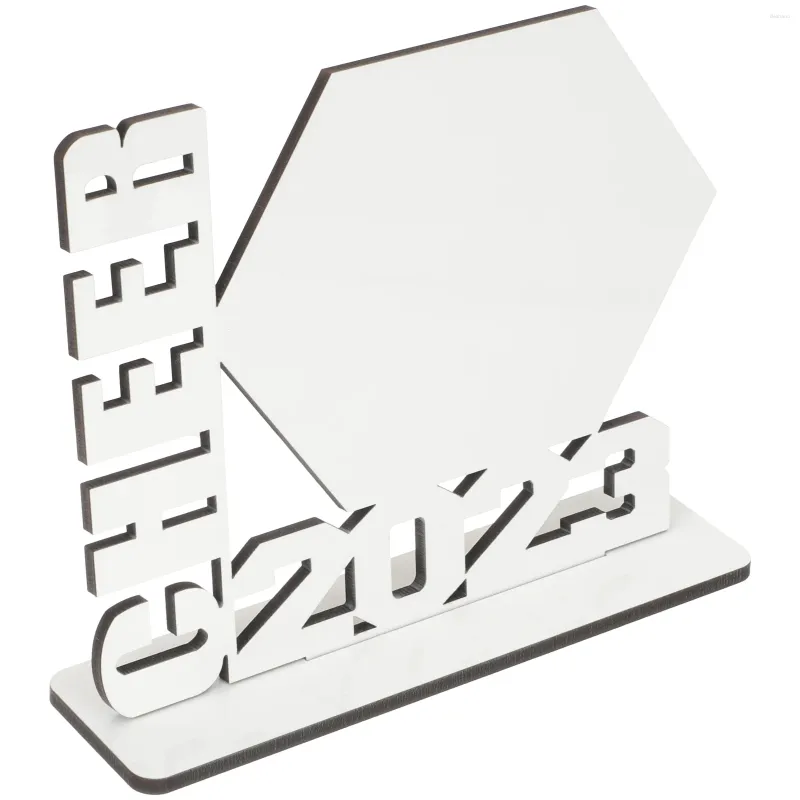 2024 Graduation Photo Frame Table Centerpiece Decoration Wooden Blank