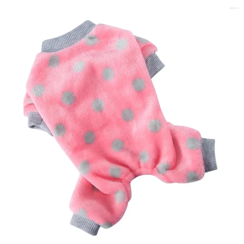 Hundebekleidung Haustier Pyjamas Haus warmes Mädchen geschmeidiger Katzenmantel Kleidung Winter für Mädchen kaltes Sweater Outfit Supplies