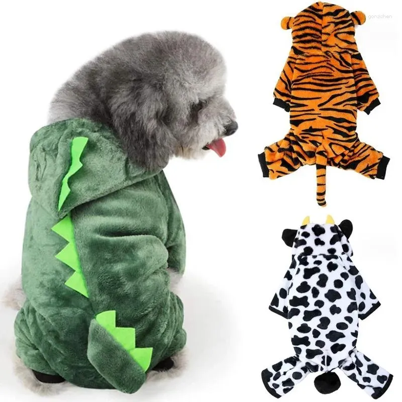 Vêtements pour chiens Vêtements d'animaux de compagnie doux chiens enlece doux à capuche pour petits chiots chats chihuahua yorkshire animal de compagnie costume