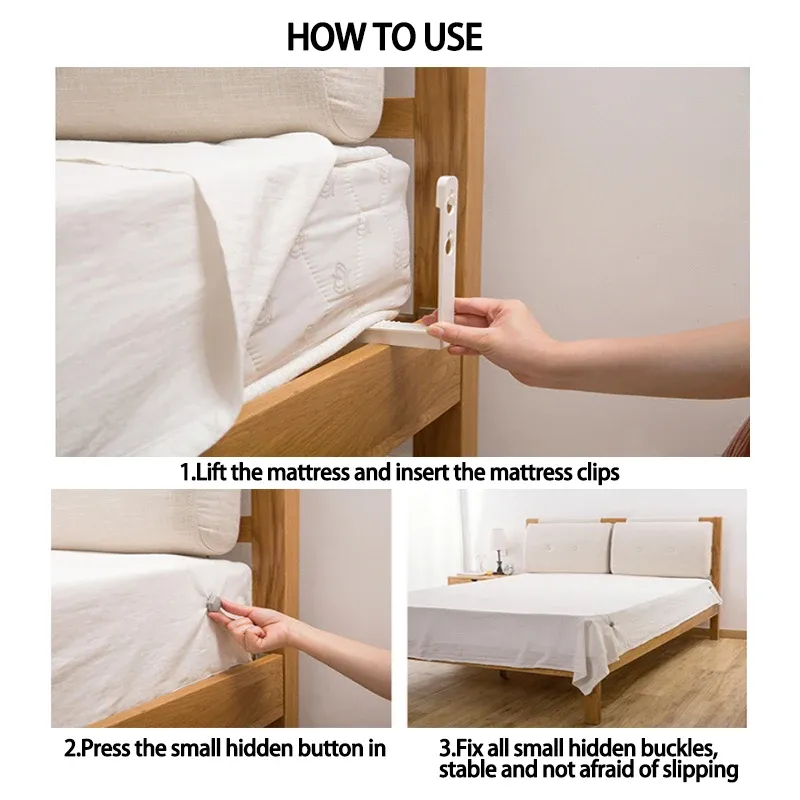 FirmFit PRO USA Lock Sheet Holders - Secure Bed Sheets Firmly