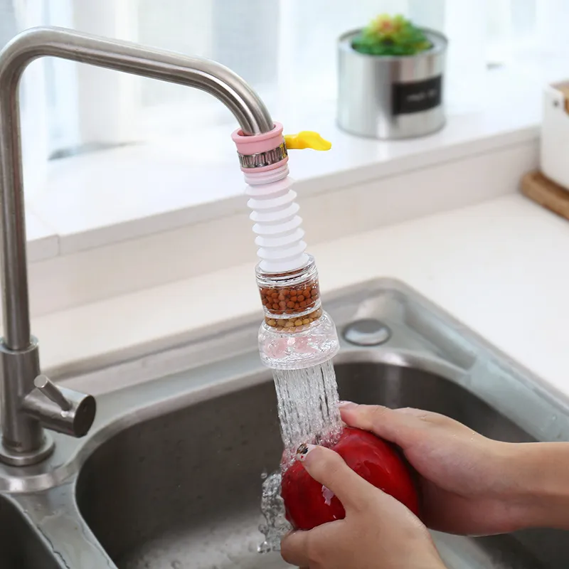 Faucet Water Filter Flexible Kitchen Faucet Spout Accessories Water ...
