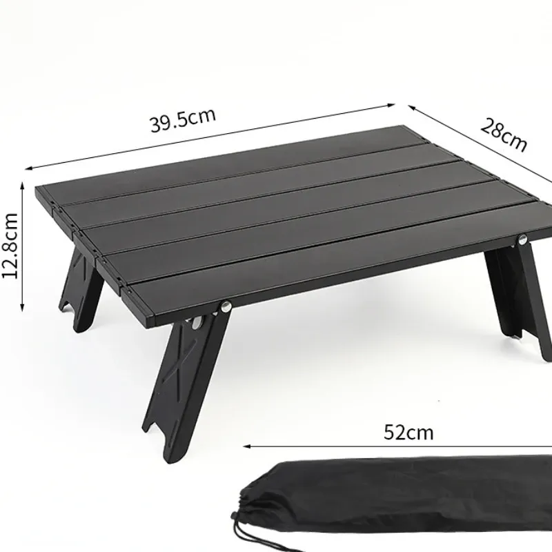 Furnishings Aluminum Alloy Portable Table Outdoor Furniture Foldable Folding Camping Hiking Desk Traveling Outdoor Picnic Table