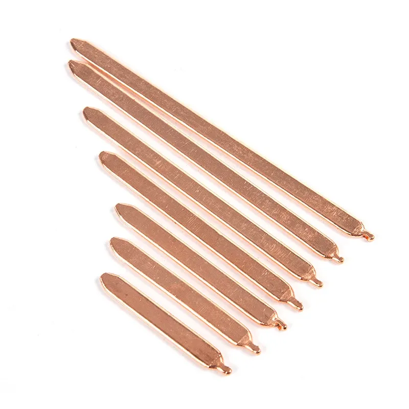 Copper Tube DIY Dator bärbar datorkylning Notbok Värmrör Flat Tube 60mm-15mmm