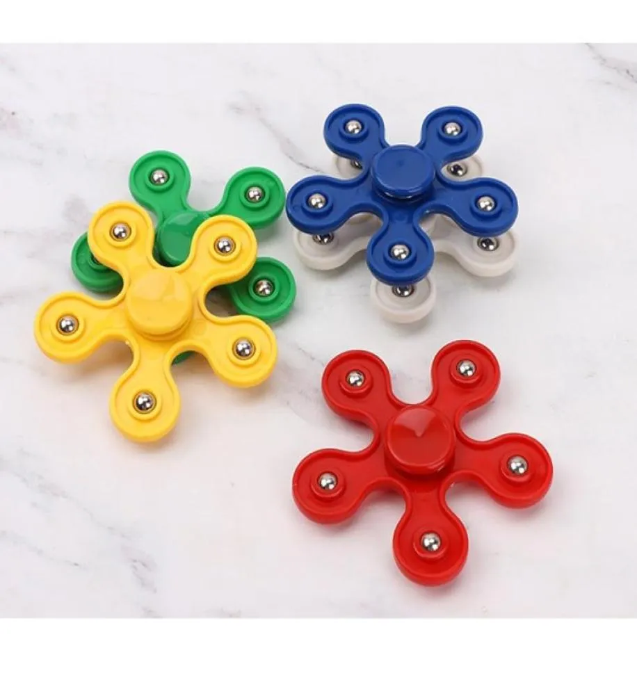 2022 Neues cooles Spinning Top Coolest Wechselnde farbenfrohe Zappel Spinner Finger Dekompression kreatives Spielzeug Kinder Spielzeug Handspinner1863997