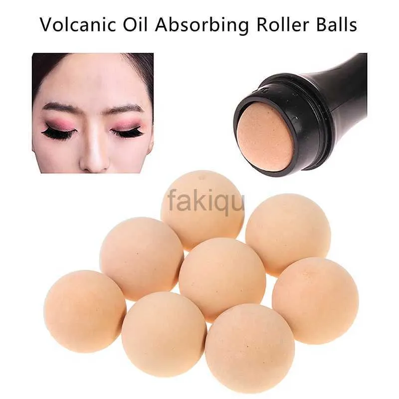 Massagebenar Rockar Ansiktsolja Absorberande olja Borttagande verktyg Vulkaniskt Stone Oil Absorberande Roller Ball Rolling Rod för att ta bort ansiktsfett 240403