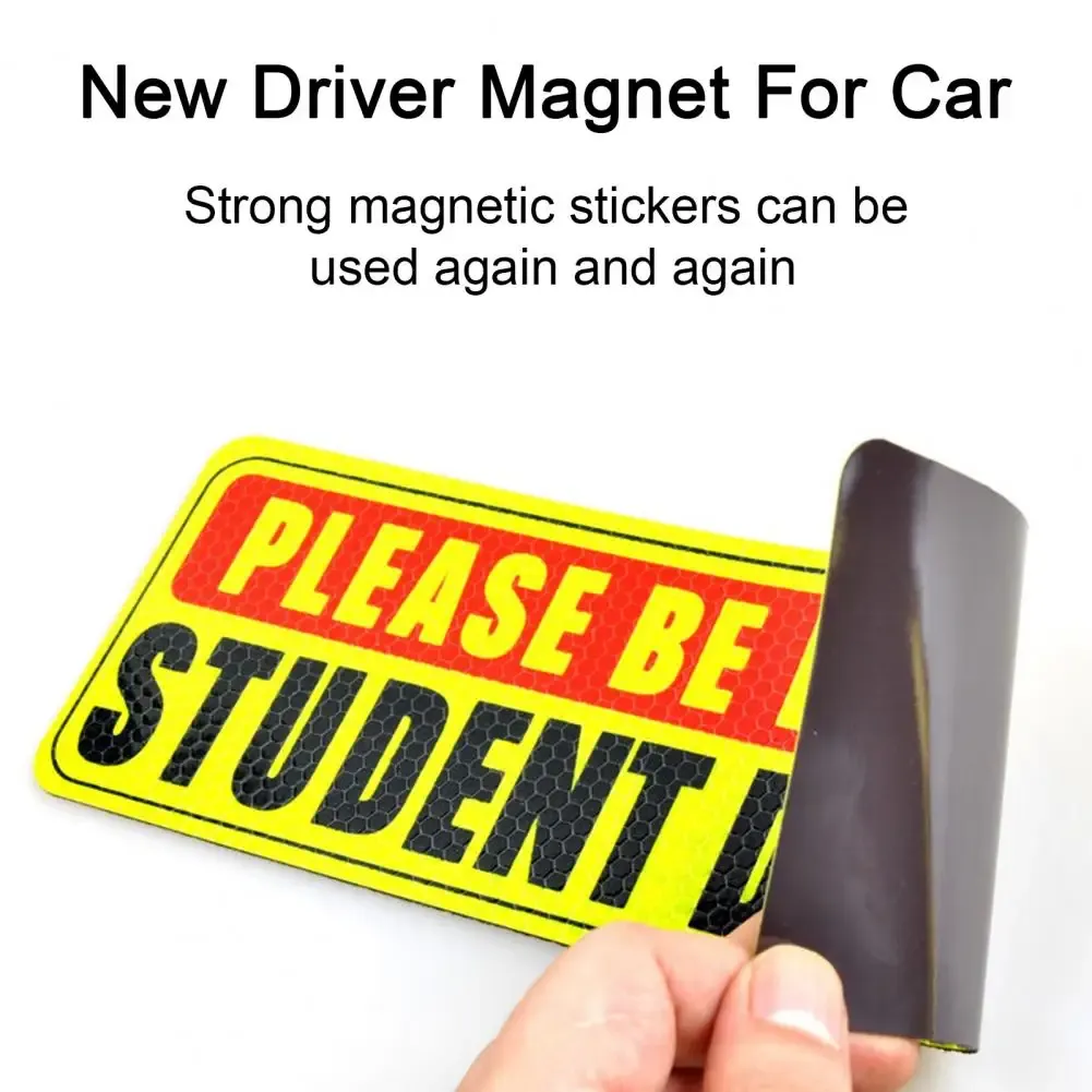 Student Driver Magnet Novice Driver Accessories 3-Pack Magnetic New ...