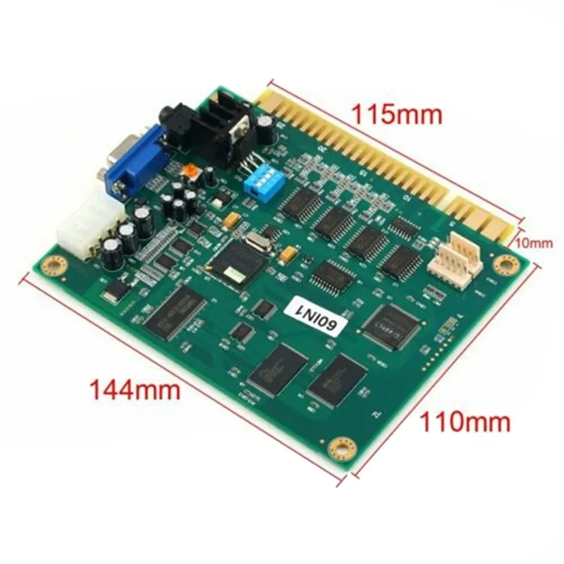 PCB Motherboard 60 In 1 for Cocktail and Upright Arcade Machines