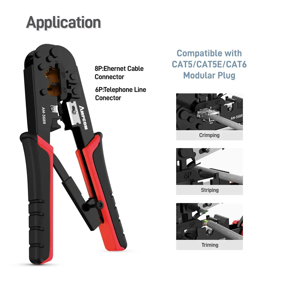 DHgate.com:RJ45 Crimper Lan Tester Tool Set with USB Extension Cable ...
