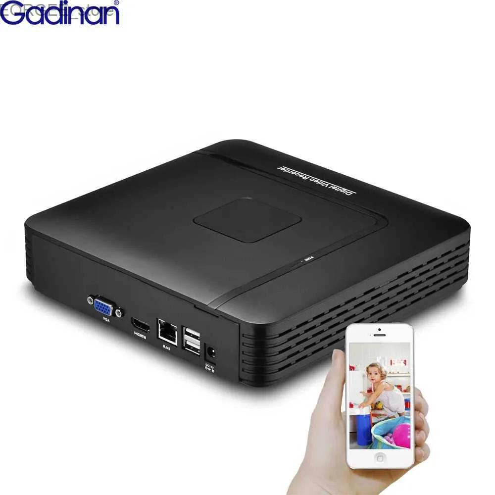 Autres caméras CCTV Gadinan H.265 + 32CH 4K 8MP 16CH 9CH DÉTECTION FACE NVR MINI IP Network Security Recorder Motion Détection P2P CCTV NVR XMEYE Y240403