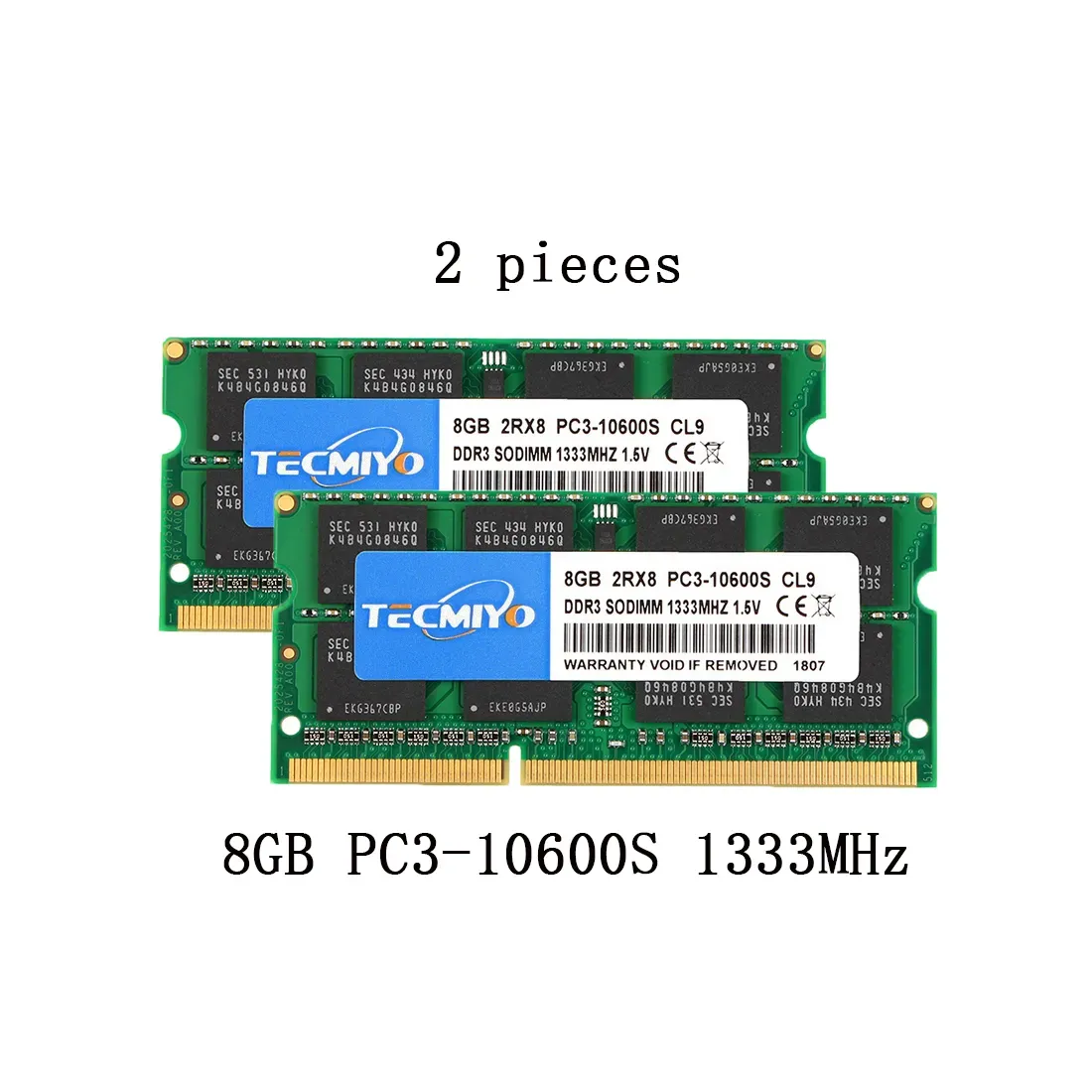 Mémoire RAM Crucial DDR3L SO-DIMM 16Go/32Go - 1333/1600 MHz Pour Ordinateur Portable