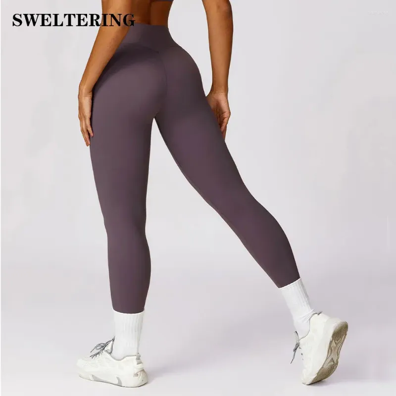 Активные брюки Fitness Leggings йога высокая талия толчка спортивные леггинсы женский супер эластичный тренажерный спортзал