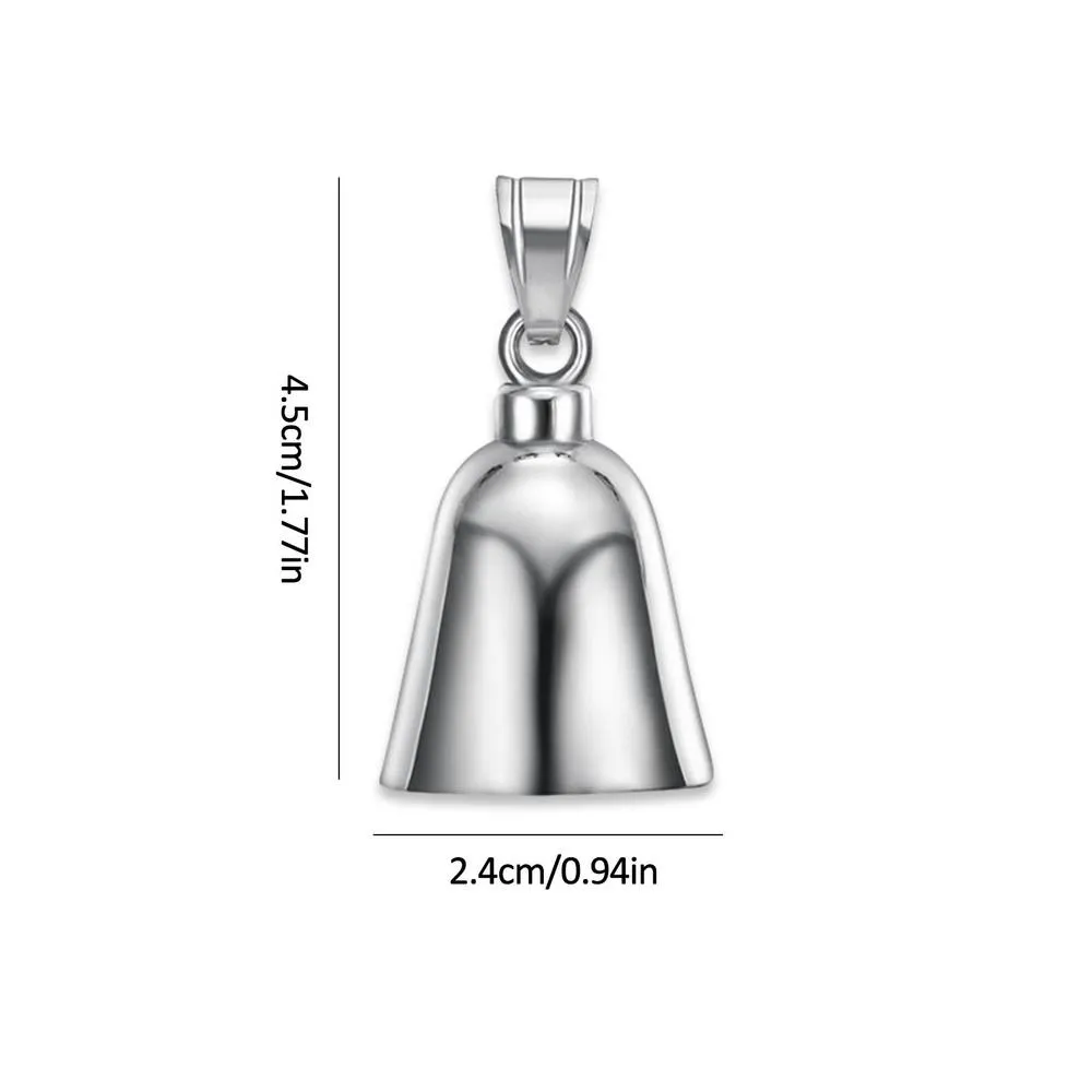 Exquisite Metal Motorcycle Bell Charm: Perfect Guardian