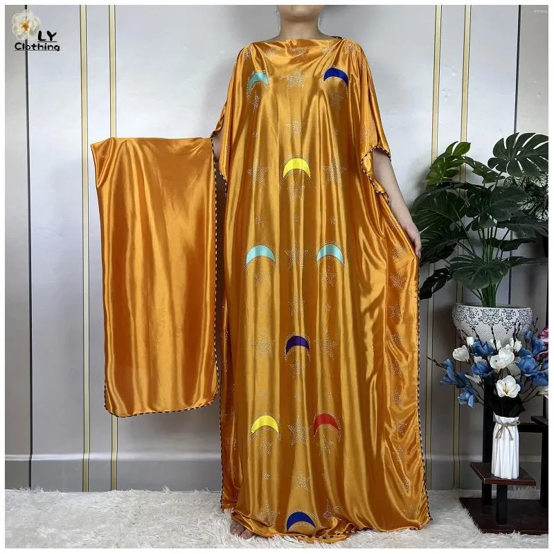 Etnische kleding Afrikaanse Abaya Zomer Summer Korte mouw Women gewaad Dashiki 2024 Dubai zacht katoenen diamanten jurk kalkoen islamitische kleding