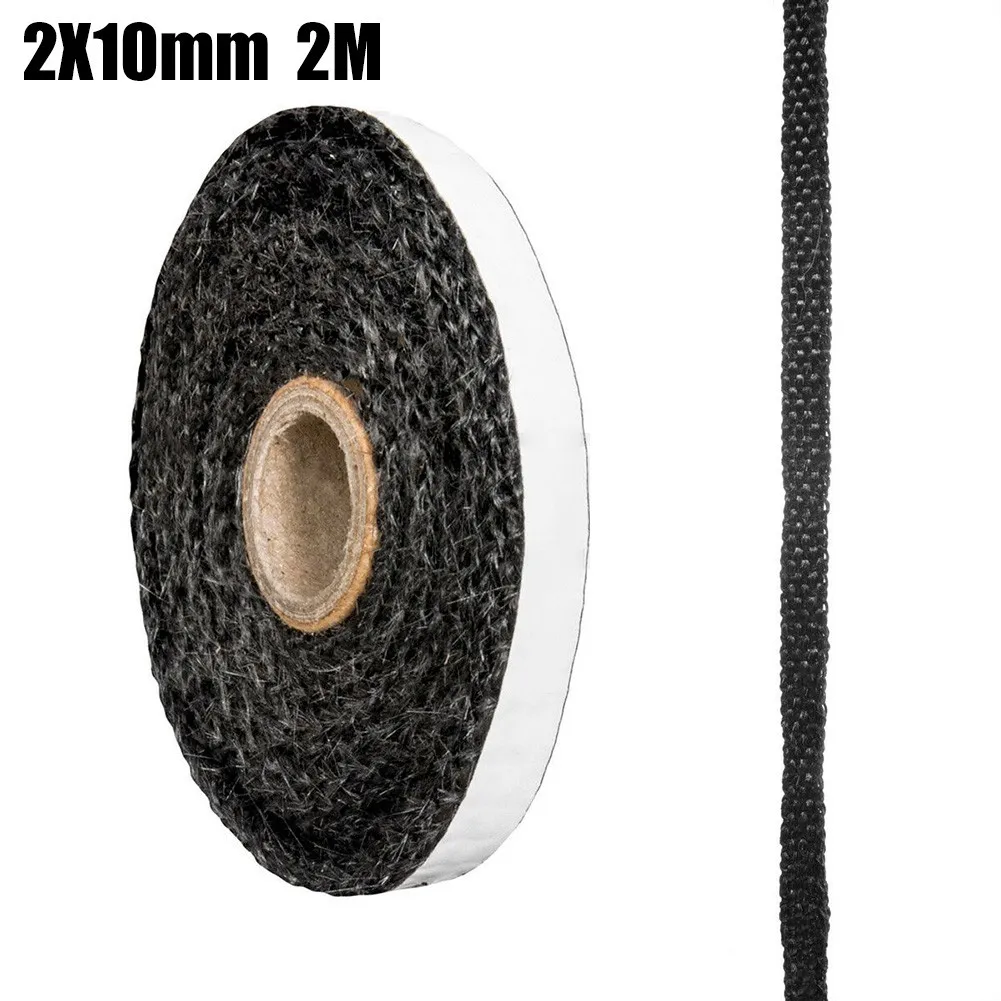 Fireplace Sealing Rope Black Gasket Cord StoveDoor Fireplace Cord 8mm/16mm/ 18mm Woodburner Black Gasket Cord Width - View #8