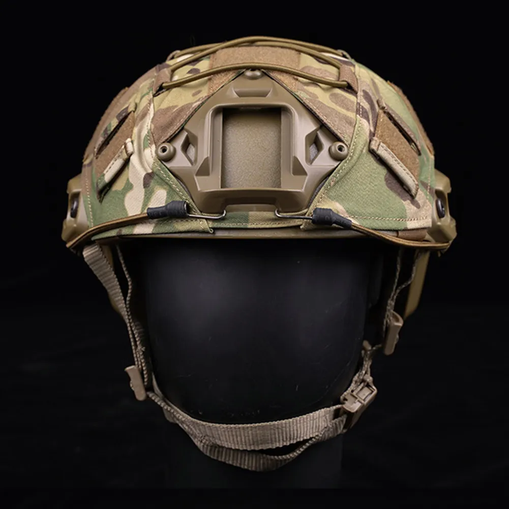 IDOGEAR Camo Tactical Helmet Cover For FAST Helmets – Military, Airsoft & Outdoor Use