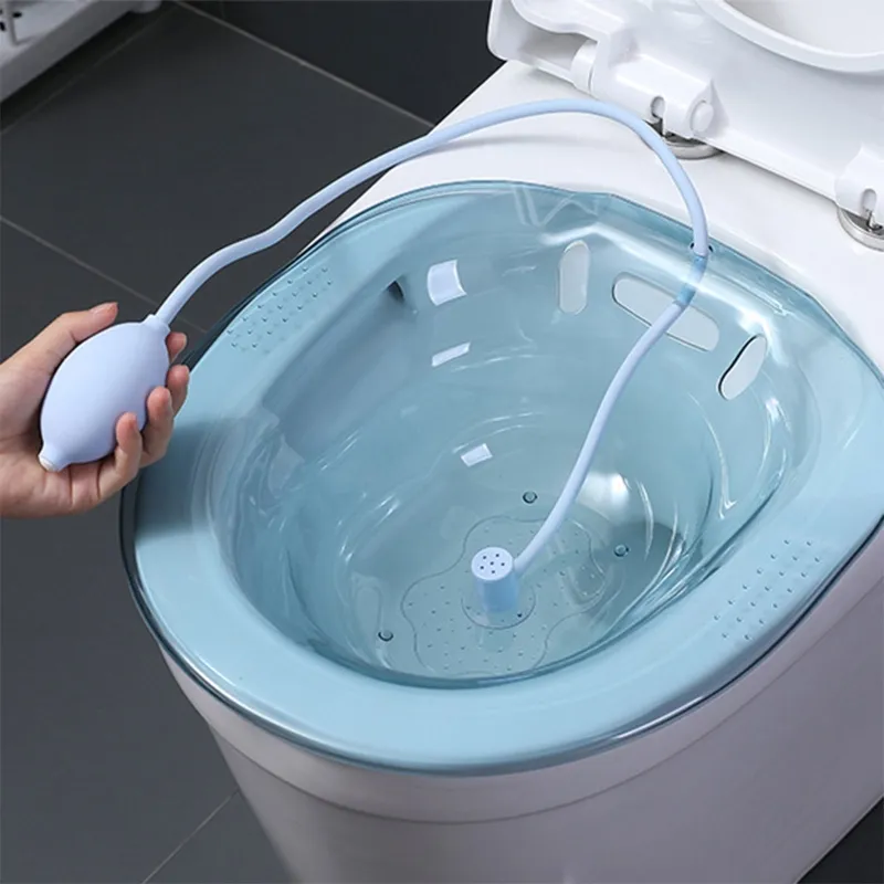 SITZ Bad Flusher gesunde Pflege Einweichen Handsprühung für Toilettensitz Bidet Badewanne Hämorrhoiden Behandlung schwangere Frauen y5GB