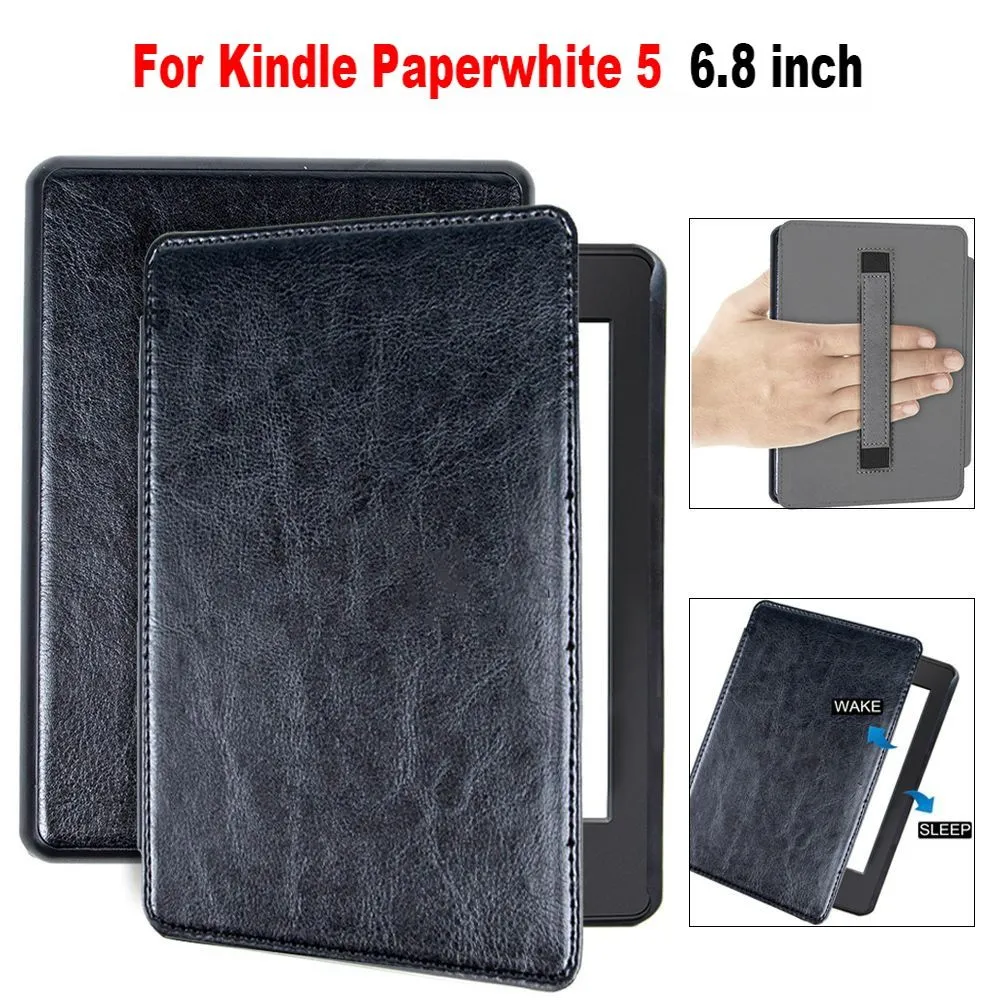 Kindle Paperwhite 5 Smart Cover PU Leather Folio Case for 6.8 inch 11th ...